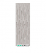 Плитка настінна El Molino Torso Decor Jet Gris 25х75 208702