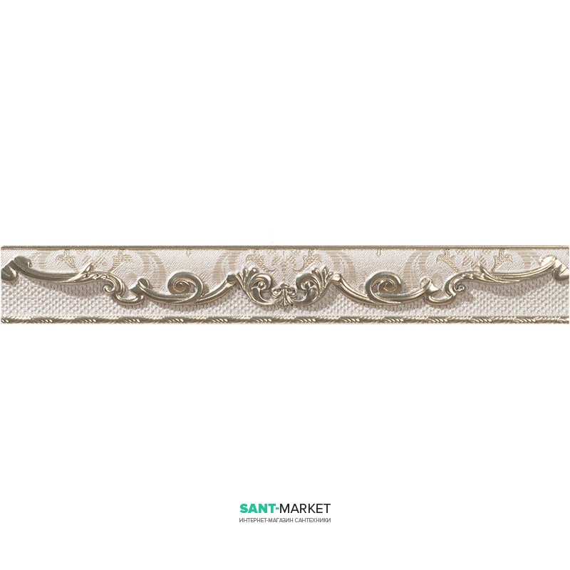 Плитка настенная фриз El Molino Poem Moldura Oro Bone 3,5х25 208906