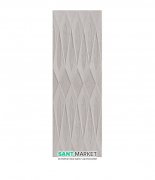 Плитка настінна El Molino Torso Decor Jet Gris 25х75 208702