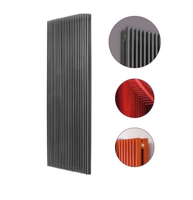 Радиатор отопления Instal Projekt Afro New X пластинчатый 51,1х180 см 23 элемента сталь палитра IP на выбор AFRNX-180/23