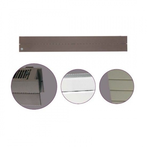 Радиатор отопления Instal Projekt Cover X11 пластинчатый 140х14,3 см 2 элемента сталь палитра IP на выбор COVX11-140/02