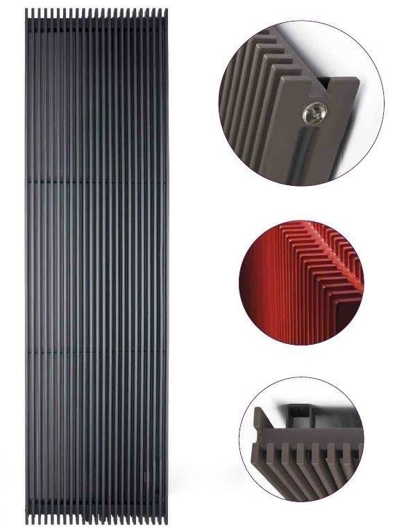 Радиатор отопления Instal Projekt Afro New пластинчатый 100,6х160 см 45 элементов сталь палитра IP на выбор AFRN-160/45