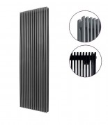 Радіатор опалення Instal Projekt Afro New X пластинчастий 100,6х40 см 45 елементів сталь палітра IP на вибір AFRNX-040/45