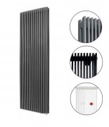 Радіатор опалення Instal Projekt Afro New X пластинчастий 120,9х40 см 54 елемента сталь палітра IP на вибір AFRNX-040/54