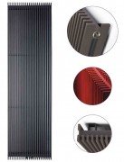 Радиатор отопления Instal Projekt Afro New пластинчатый 39,9х160 см 18 элементов сталь палитра IP на выбор AFRN-160/18