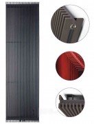 Радиатор отопления Instal Projekt Afro New пластинчатый 100,6х180 см 45 элементов сталь палитра IP на выбор AFRN-180/45