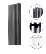 Радіатор опалення Instal Projekt Afro New X пластинчастий 39,9х100 см 18 елементів сталь палітра IP на вибір AFRNX-100/18