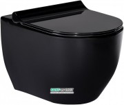 Унітаз підвісний Volle Amadeus 51.8х36.4 см кераміка чорний 13-06-055Black