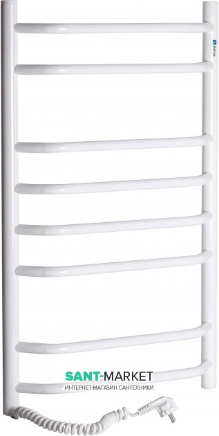 Електричний полотенцесушитель Navin Блюз 480х800 мм лівий з терморегулятором 12-006131-4880