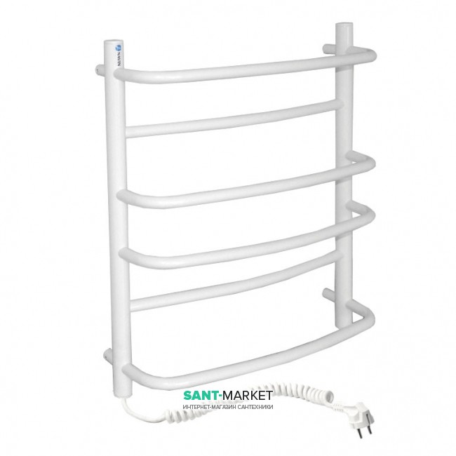 Электрический полотенцесушитель Navin Омега 530х600 мм левый c терморегулятором 12-015131-5360