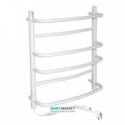 Электрический полотенцесушитель Navin Омега 530х600 мм левый c терморегулятором 12-015131-5360