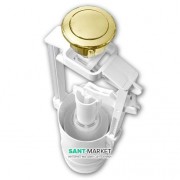 Механізм змиву для бачка унітазу Artceram Hermitage з кнопкою золото ACA006 73