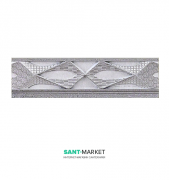 Плитка настінна фриз El Molino Torso Cenefa Plata 7х25 208708