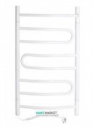 Електричний полотенцесушитель Navin Пірует 480х800 мм поворотний лівий c терморегулятором 12-021131-4880