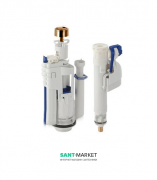 Механизм смыва для бачка унитаза Artceram Hermitage с кнопкой бронза ACA006 72