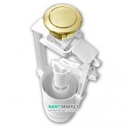 Механизм смыва для бачка унитаза Artceram Hermitage с кнопкой золото ACA006 73