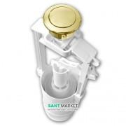 Механізм змиву для бачка унітазу Artceram Hermitage з кнопкою золото ACA006 73