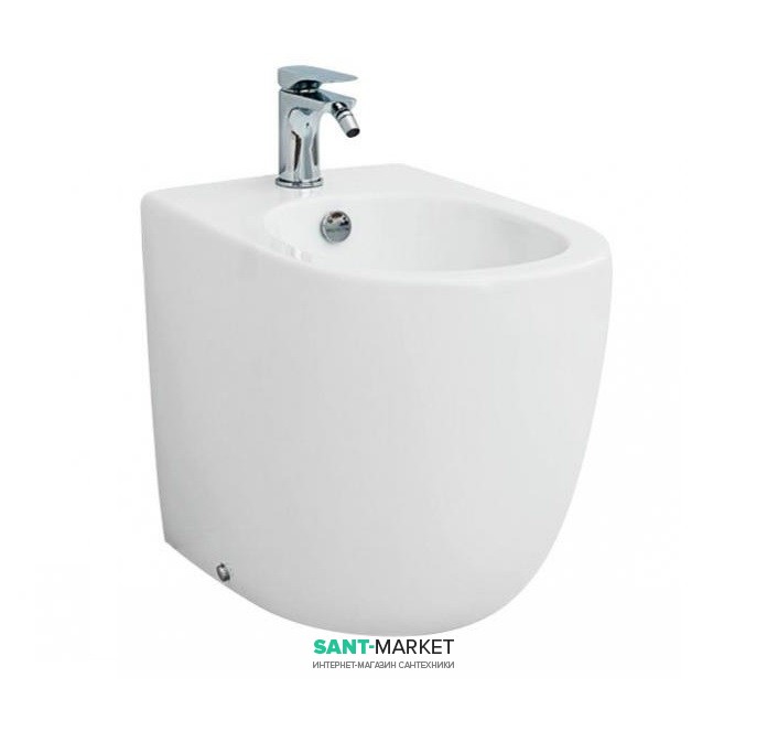 Біде підлогове ArtCeram File 2.0 36х52 см санфарфор білий матовий FLB002 05; 00