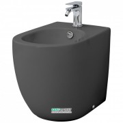 Биде напольное ArtCeram File 2.0 36х52 см санфарфор серый FLB002 15;00