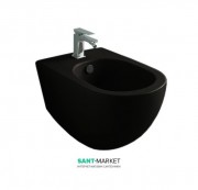 Биде подвесное ArtCeram File 2.0 36х52 см санфарфор чёрный глянцевый FLB001 03;00