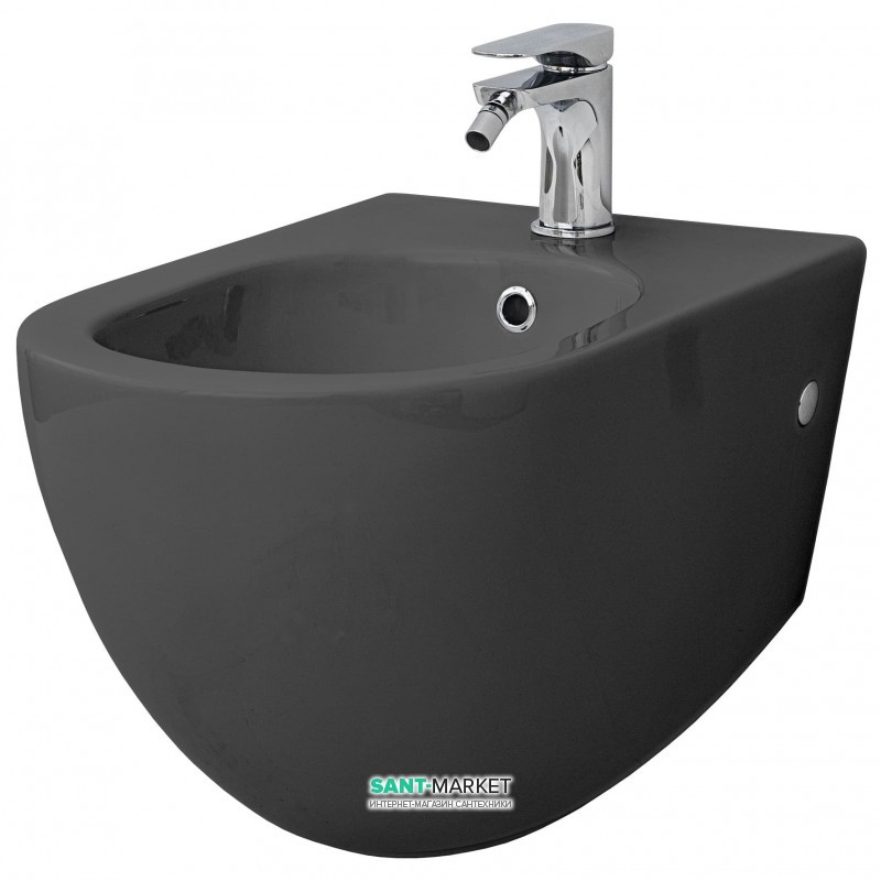 Биде подвесное ArtCeram File 2.0 36х52 см санфарфор серый FLB001 15;00