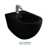 Біде підвісне ArtCeram File 2.0 36х52 см санфарфор чорний матовий FLB001 17; 00