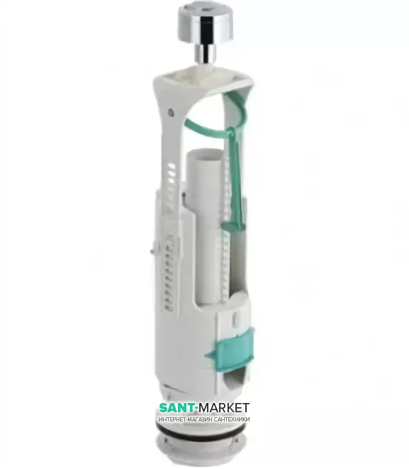 Механізм змиву для бачка унітазу Artceram File 2.0 хром FLA001