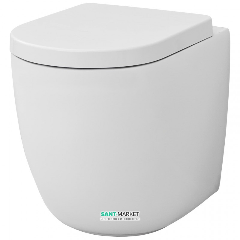 Унитаз напольный ArtCeram File 2.0 36х52 см санфарфор белый глянцевый FLV002 01;00
