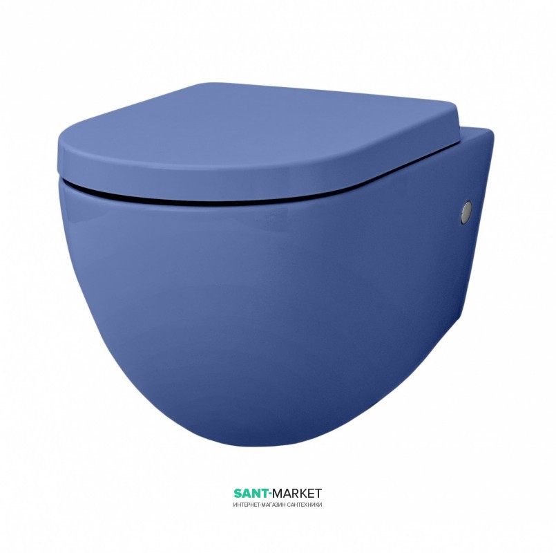 Унітаз підвісний ArtCeram File 2.0 36х52 см санфарфор синій FLV001 16; 00