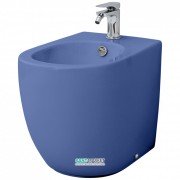 Біде підлогове ArtCeram File 2.0 36х52 см санфарфор синій FLB002 16; 00