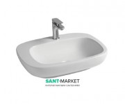 Раковина для ванної ArtCeram Dial 60х46 см білий глянсовий DAL003 01; 00