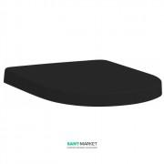 Сиденье с крышкой для унитаза ArtCeram File 2.0 чёрный матовый FLA002 17