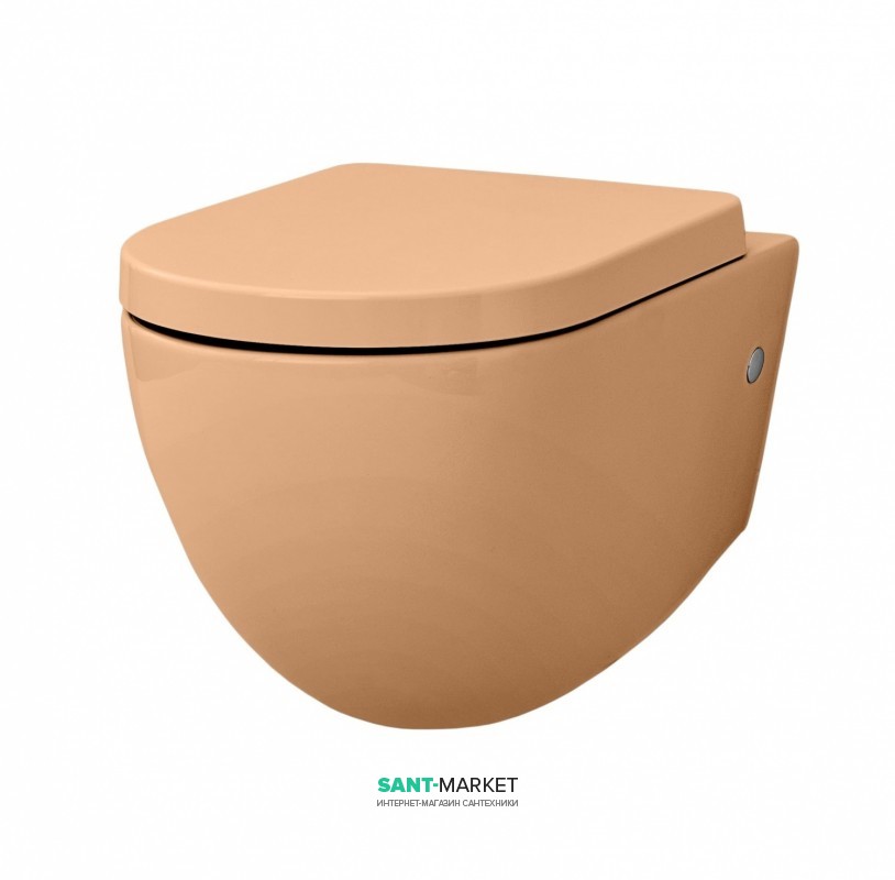 Унитаз подвесной ArtCeram File 2.0 36х52 см санфарфор оранжевый FLV001 13;00