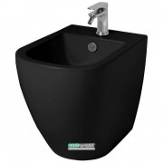 Биде напольное ArtCeram Faster 37х53 см чёрный глянцевый FSB002 03;00