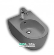 Біде підвісне з одним отвором без бокових отворів Hatria Fusion 35.5х54 см антрацит A0Y1D908