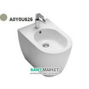 Биде напольное с одним отверстием Hatria Fusion 35.5х54 см песок A0Y0U626