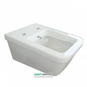 Биде подвесное с одним отверстием Hatria Erika Pro 34.5х53 см белый VBYXJ001