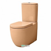 Чаша унітазу-моноблок ArtCeram File 2.0 36х67 см санфарфор помаранчевий FLV003 13; 00