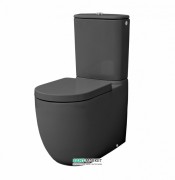 Чаша унітазу-моноблок ArtCeram File 2.0 36х67 см санфарфор сірий FLV003 15; 00