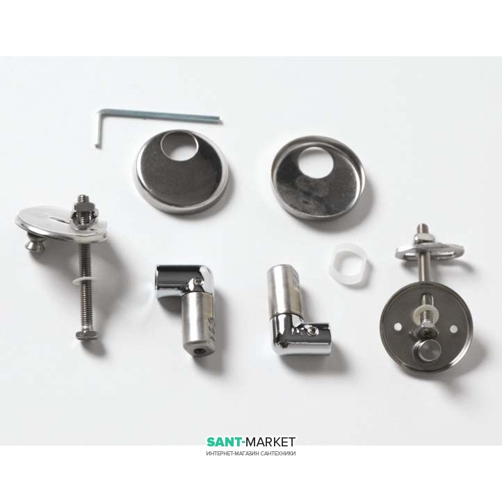 Комплект петель для сидіння з кришкою для унітазу ArtCeram Faster хром FSA007