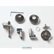 Комплект петель для сидіння з кришкою для унітазу ArtCeram Faster хром FSA007