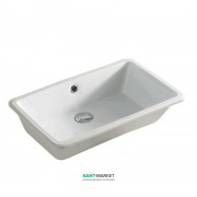 Раковина для ванної ArtCeram Gea 53х34,5 см білий глянсовий GEL001 01; 00