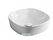 Раковина для ванної ArtCeram Ghost 42х42 см білий глянсовий GHL001 01; 00