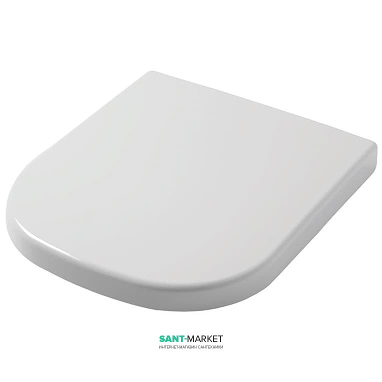 Сиденье с крышкой для унитаза ArtCeram Faster белый глянцевый/хром FSA002 01;71