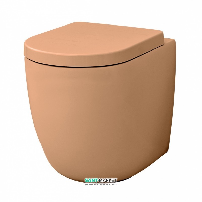 Унітаз підлоговий ArtCeram File 2.0 36х52 см санфарфор помаранчевий FLV002 13; 00