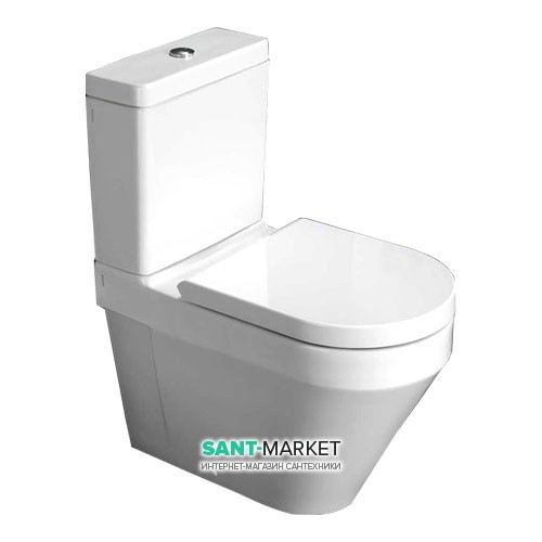 Унитаз напольный без бачка Hatria DAYTIME EVO 39x65 см YXV601