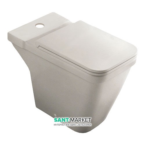 Унітаз підлоговий моноблок Hatria Erika Pro 34х62.5 см білий YXJ201