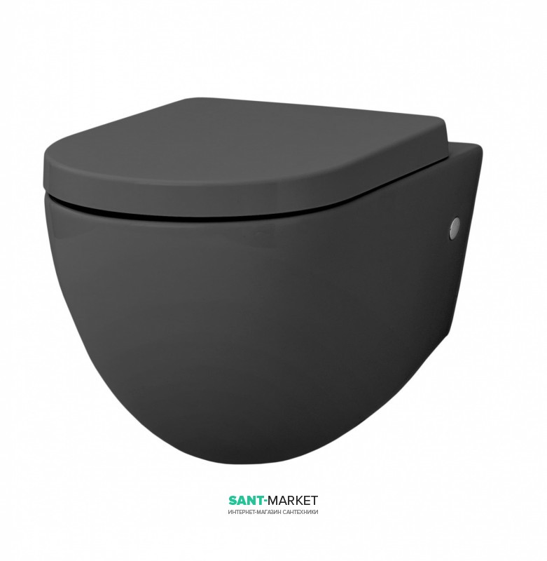 Унітаз підвісний ArtCeram File 2.0 36х52 см безободковий сірий FLV004 15; 00