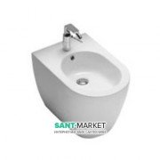 Биде напольное с одним отверстием Hatria Fusion 35.5х54 см белый Y0U601