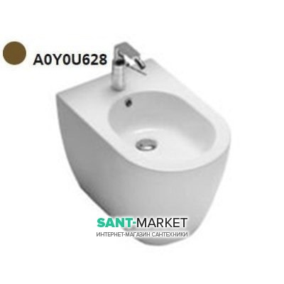 Біде підлогове з одним отвором Hatria Fusion 35.5х54 см коричневий A0Y0U628